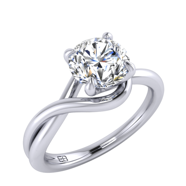 Knot Solitaire Ring