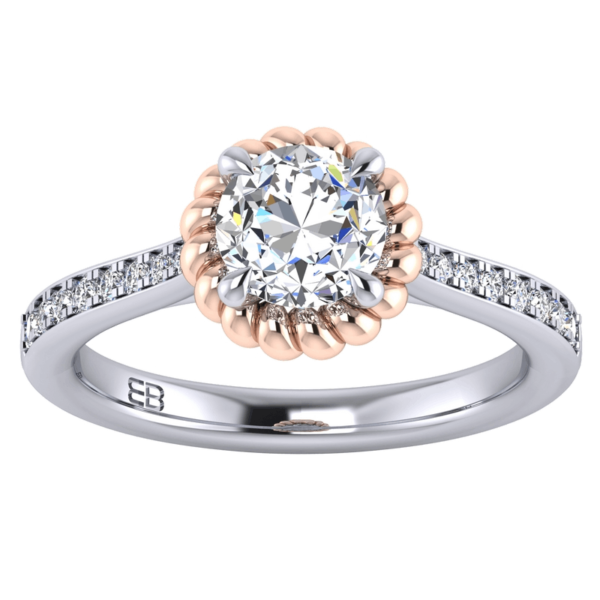 Round Braided Engagement Ring