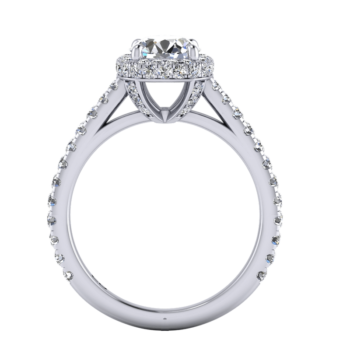 Classic Halo Engagement Ring