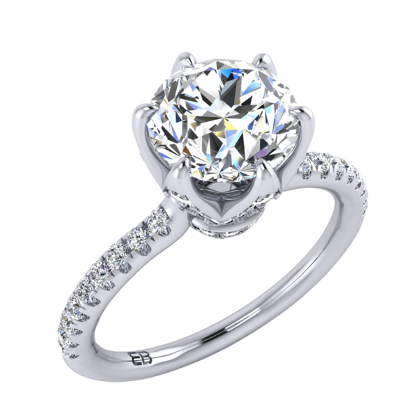 Lotus Engagement Ring