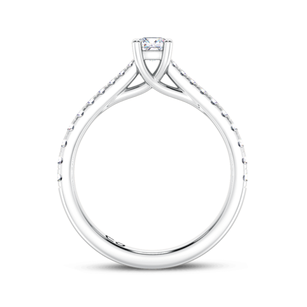 Charming Cushion Diamond Ring