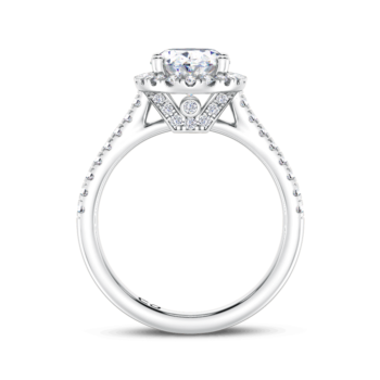 Opulent Oval Engagement Ring