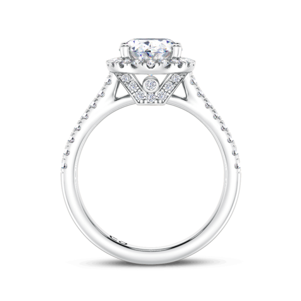 Majestic Round Engagement Ring