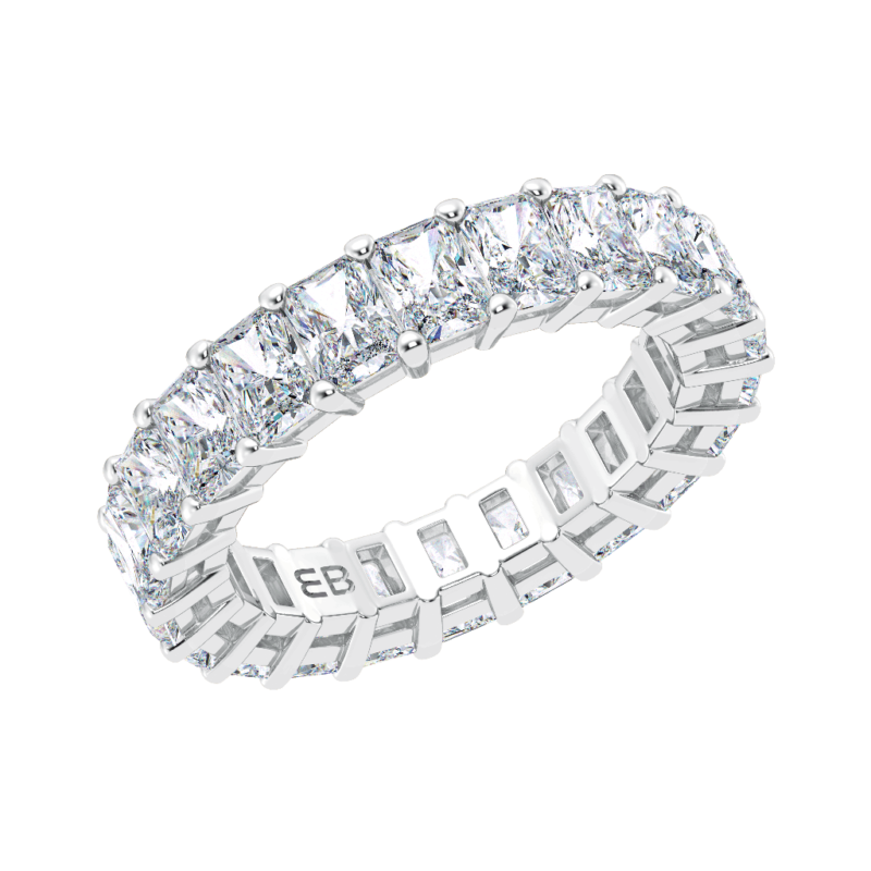 Charming Emerald Eternity Ring