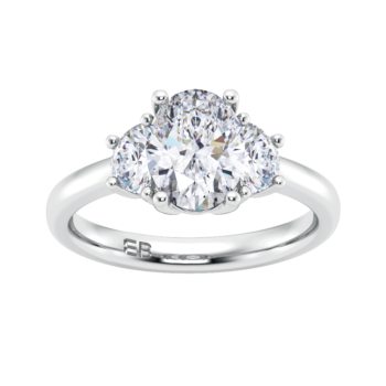 3 Stone Radiant Cut Diamond Ring