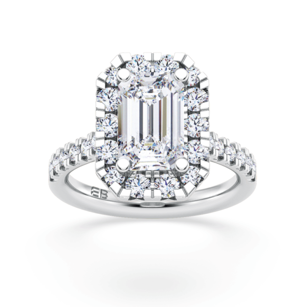 Grande Oval Halo Engagement Ring