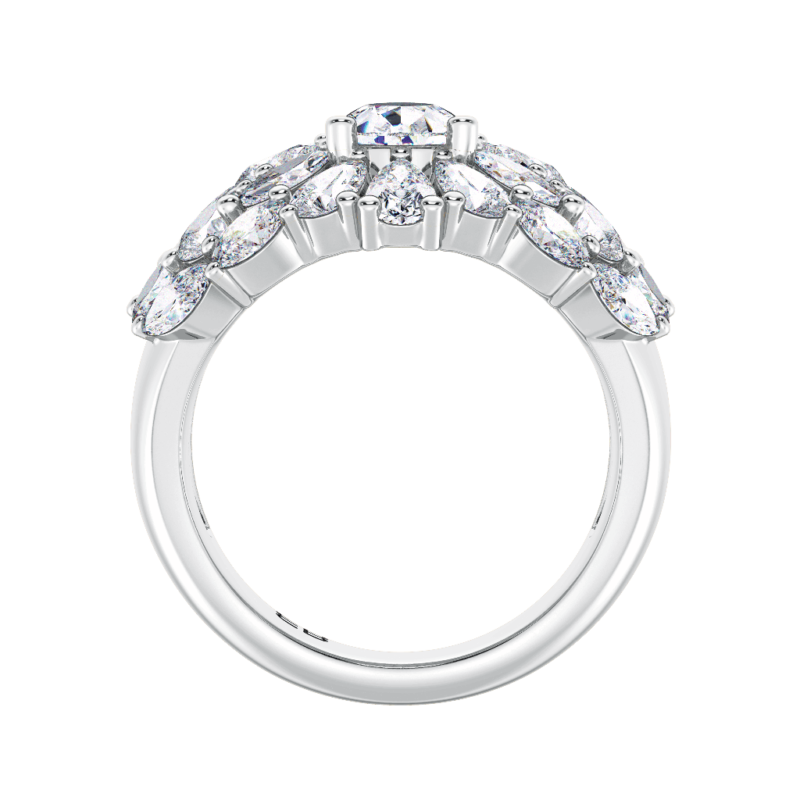 Majestic Tiara Engagement Ring