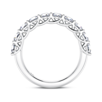 Round Half Eternity Ring