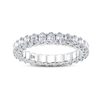Four Row Half Eternity Ring | Gold Ring Design For Female With Price