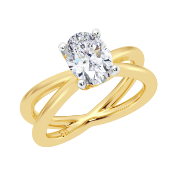 Monarch Oval Solitaire Ring