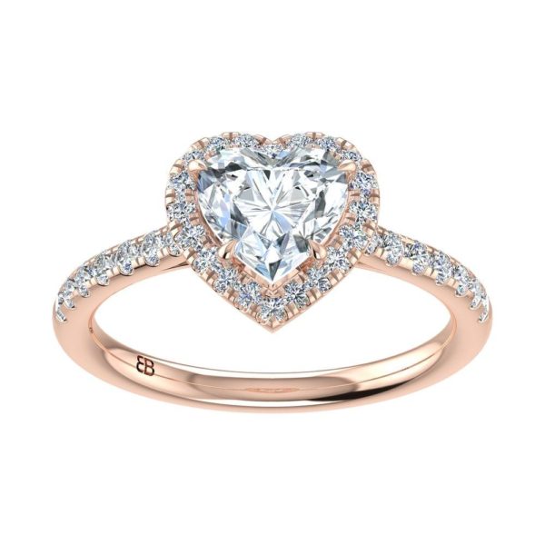Delighted Heart Engagement Ring