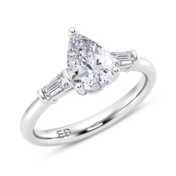 Pear-fect Three Stone Ring