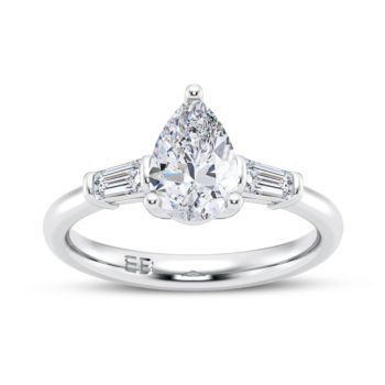 Pear-fect Three Stone Ring