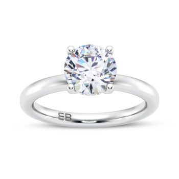 Regal Round Solitaire Ring