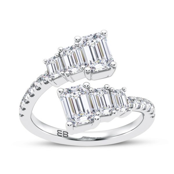 Emerald Glory Engagement Ring