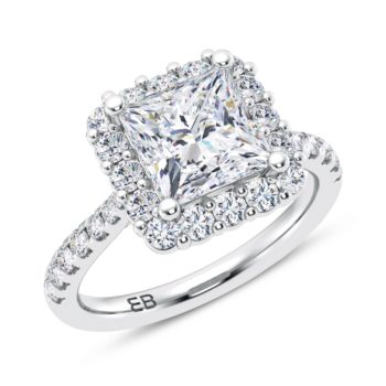 Princess Harmony Engagement Ring