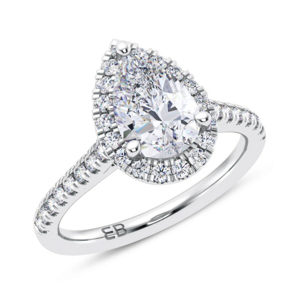 Stunning Pear Engagement Ring