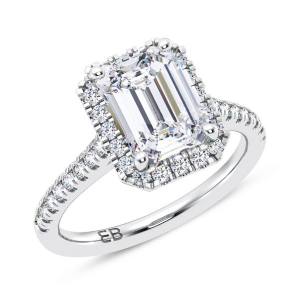 Splendour Emerald Engagement Ring