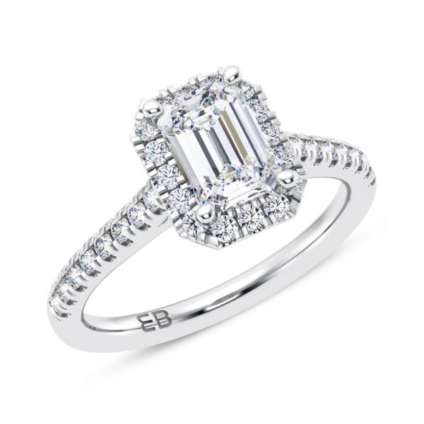 Stunning Emerald Engagement Ring