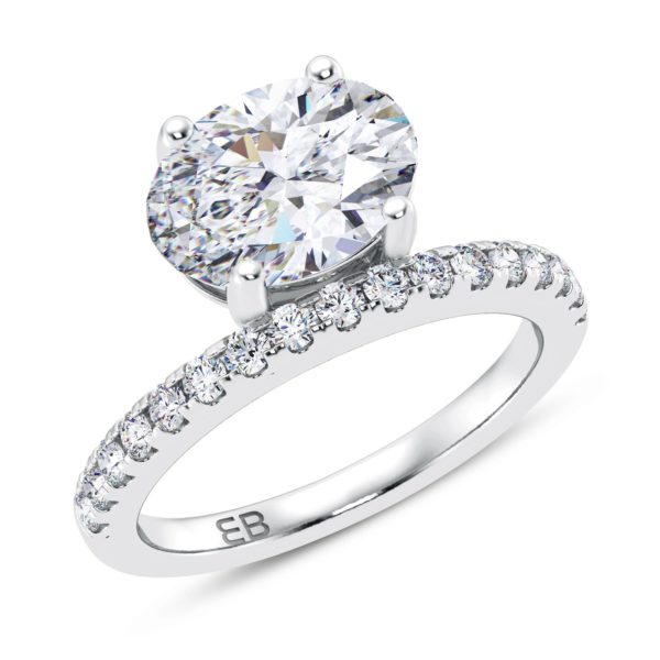 Askew Oval Engagement Ring