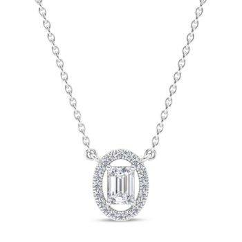 Asymmetric Melody Diamond Pendant