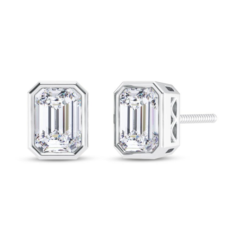 Emerald Glam Solitaire Earring