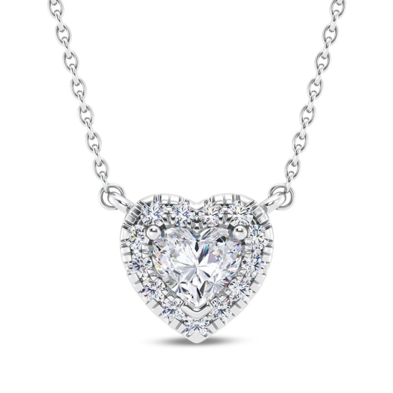 Delighted Heart Diamond Pendant