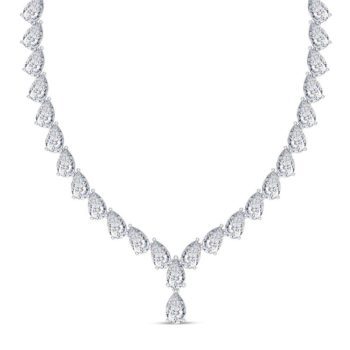 beautiful diamond necklace 3D model 3D printable | CGTrader