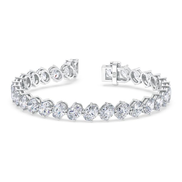 1673 carat Lab Grown Diamond Tennis Bracelet  Manish Jewels Dubai