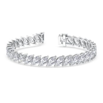 Sass Slant Marquise Tennis Bracelet