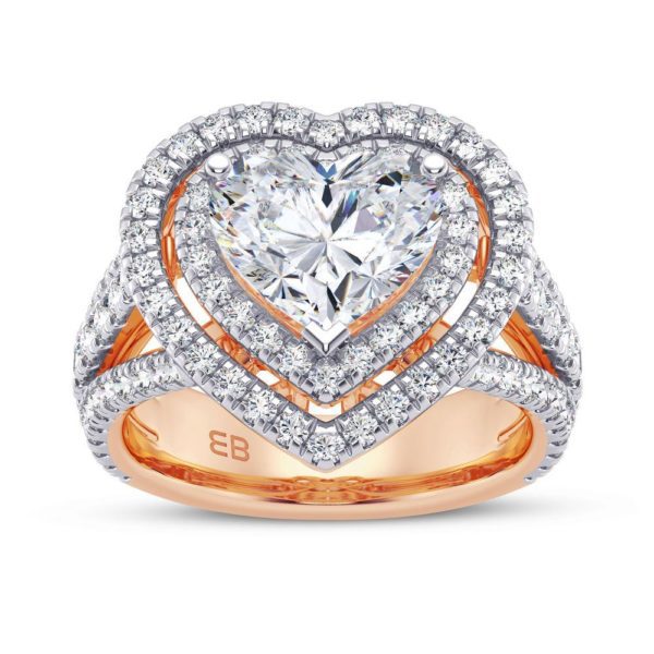 Brilliant Heart Engagement Ring