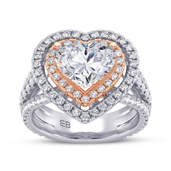 Heartfelt Love Engagement Ring