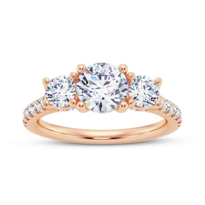Trio Engagement Ring