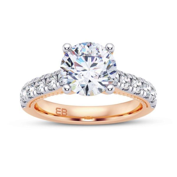 Bold Fleur Engagement Ring