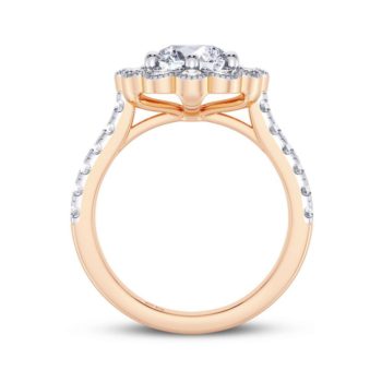 Dainty Fleur Engagement Ring