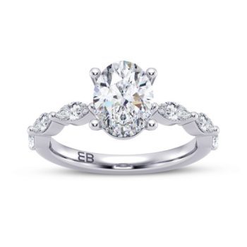 Oval Ascend Engagement Ring