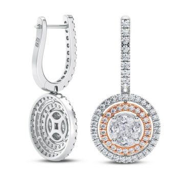 Endless Love Drop Diamond Earring