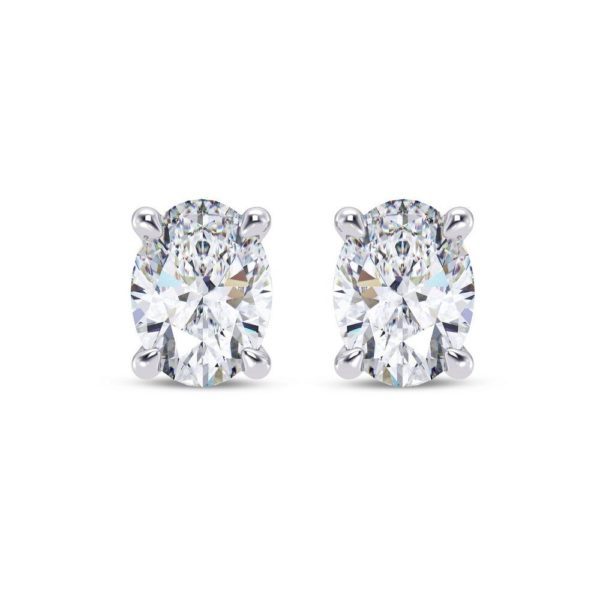 Opus Oval Solitaire Earring