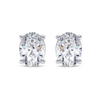 Magnus Oval Solitaire Earring