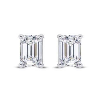 Opus Emerald Solitaire Earring