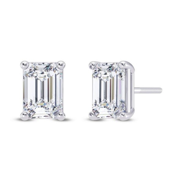 Opus Emerald Solitaire Earring