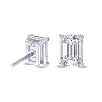 Opus Emerald Solitaire Earring