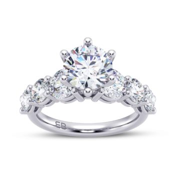 Crown Engagement Ring