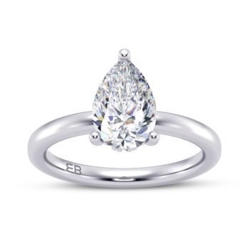 Pear-fect Beauty Solitaire Ring