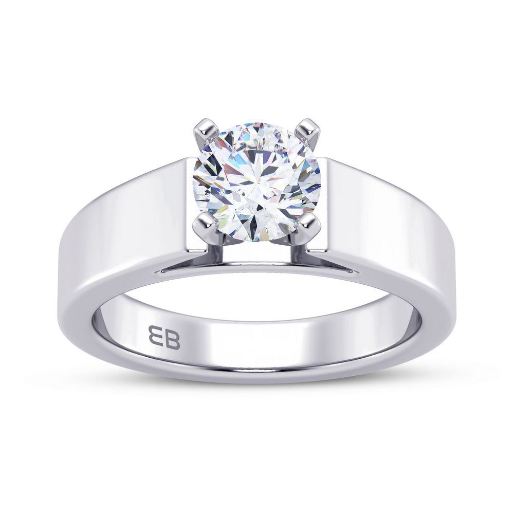 Broad Diamond Ring | Upakarna | Best Handcrafted Jewelry