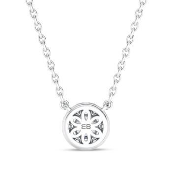 Petite Round Halo Pendant