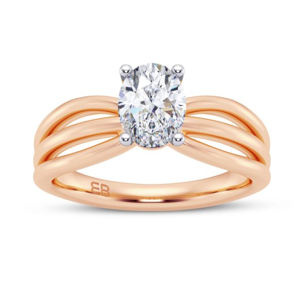 Monarch Oval Solitaire Ring