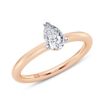 Imperial Pear Solitaire Ring