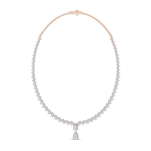 Pear-fect Shine Diamond Necklace