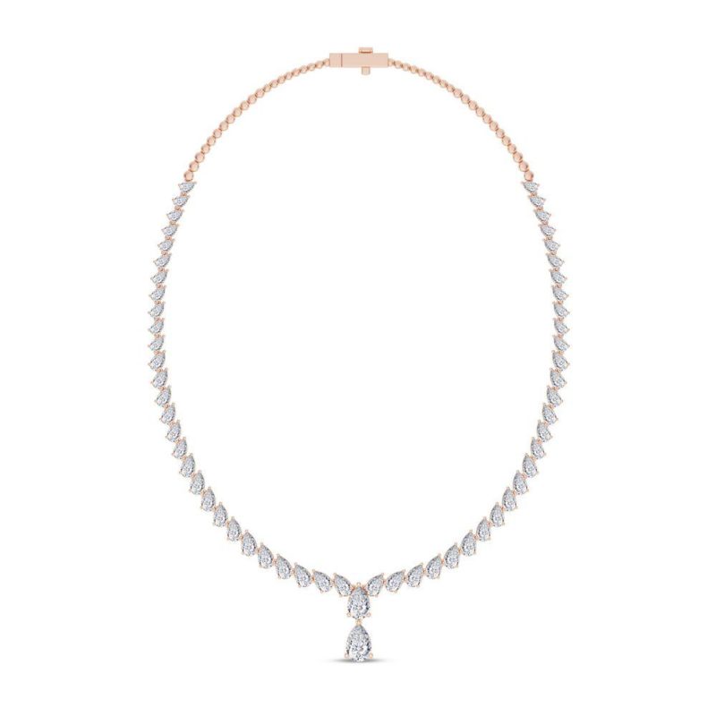 Pear-fect Shine Diamond Necklace